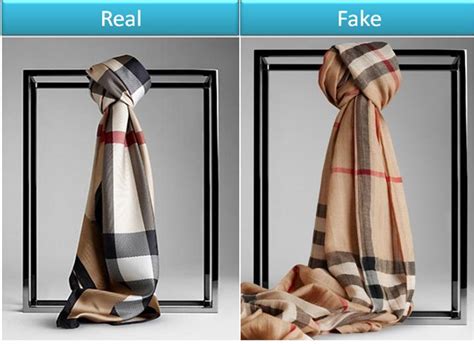 How to tell a fake or genuine Burberry scarf 